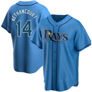 Christian Bethancourt Men's Nike White Tampa Bay Rays Home Replica Custom Jersey